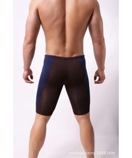 Trunks Fashion Soft Smooth Swimming Trunks Men's Sports Shorts Beach Pants B0005 - 703- Brown - CA18I83TTUR