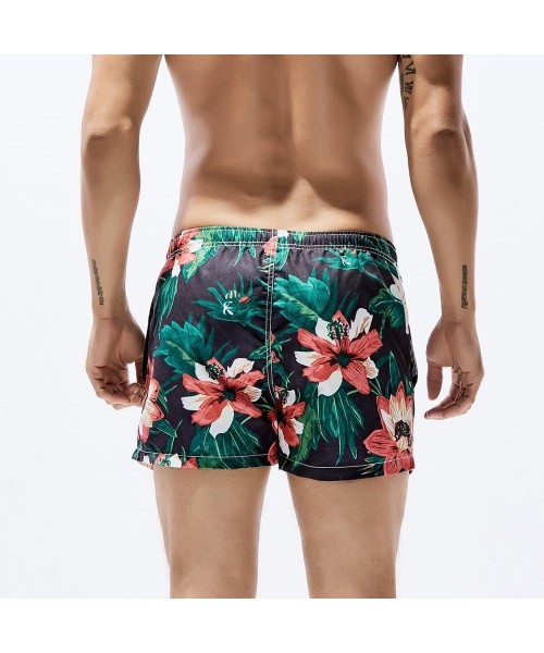 Trunks Men Gym Quick Dry Swim Trunks Beach Sports Jogging Elasticated Waist Shorts Pants Trousers with Pockets for All Season...