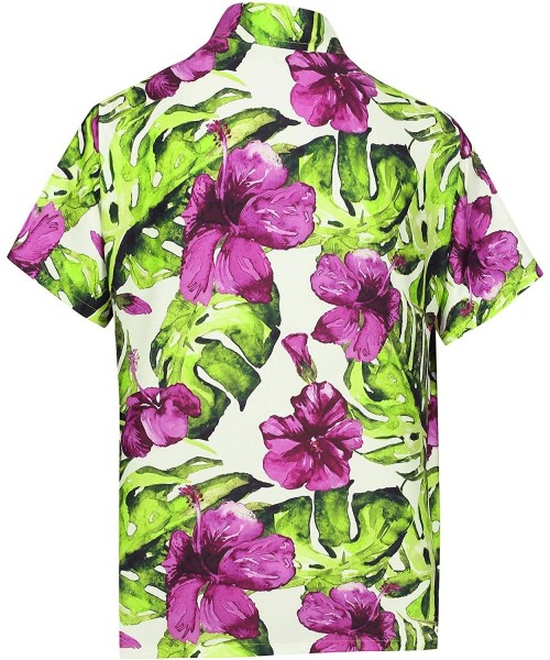 Cover-Ups Men's Classic Cool Shirt Fashion Short Sleeve Hawaiian Shirt - Multi_aa330 - C718ALL2SZS