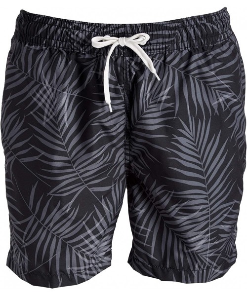 Trunks Men's Monaco Swim Trunks - Palma Black - CI12N31WH8S