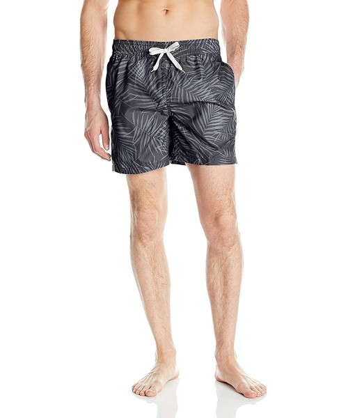 Trunks Men's Monaco Swim Trunks - Palma Black - CI12N31WH8S