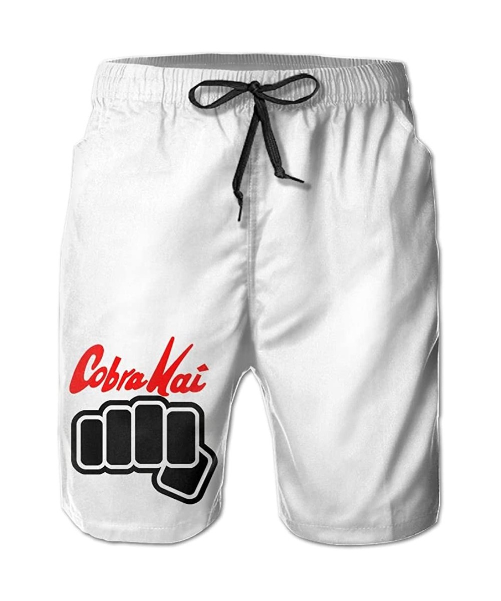 Board Shorts Cobra Kai Fist Men Summer Casual Shorts-Beach Shorts Board Shorts - Cobra Kai 1 - C218EEI50S4