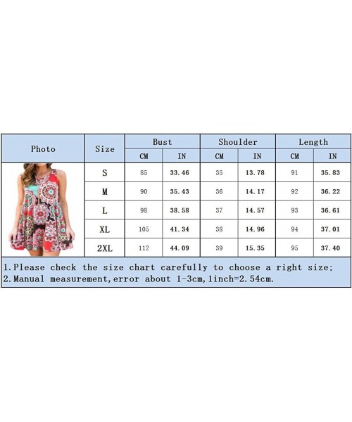 Cover-Ups Womens Cute Tie Dye Tank Dress Summer Sleeveless V Neck Sundresses for Women Casual with Pockets - Navy - CJ18EWAIMGX