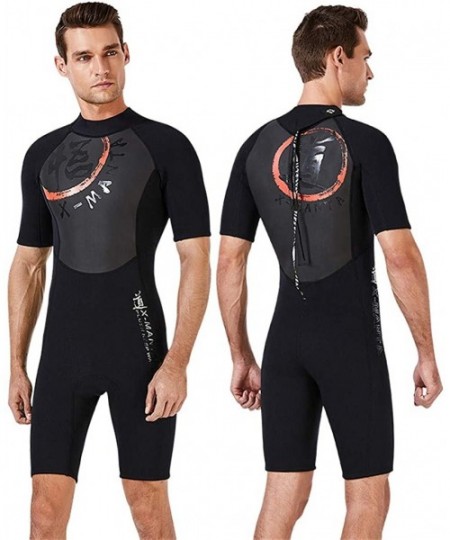 Rash Guards Men's Quick Dry Rash guard UV Sun Protection Swim Shirts Snorkeling Diving Coverall Suit - Black - CD194XMZ8U9