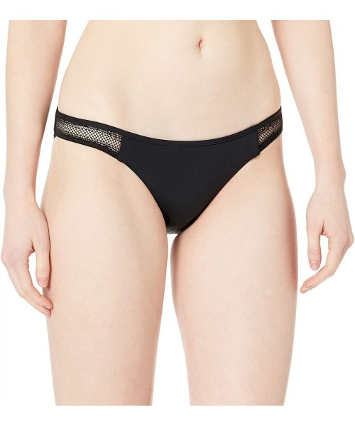 Bottoms Women's Wild at Heart Hipster Bikini Bottom Swimsuit - Wild at Heart Black - C11867Z9EDC