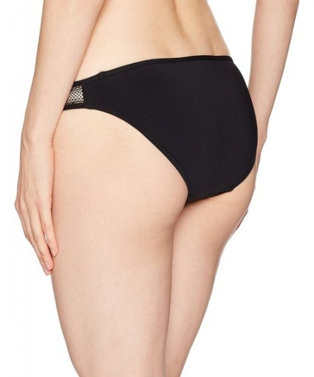 Bottoms Women's Wild at Heart Hipster Bikini Bottom Swimsuit - Wild at Heart Black - C11867Z9EDC