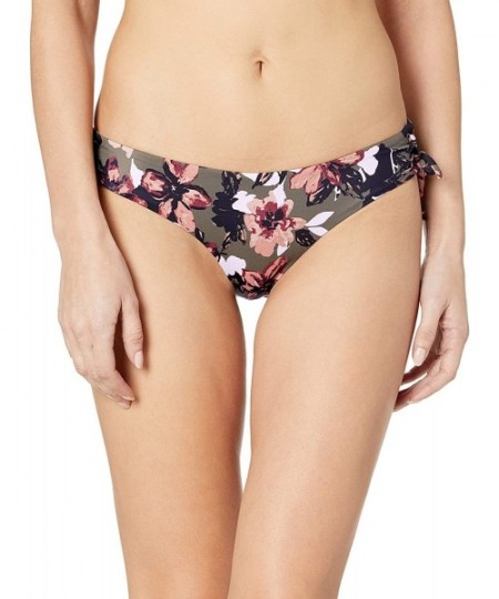 Bottoms Women's Roni Floral Medium Bikini Bottoms - Forest - CU18EQY4LW5