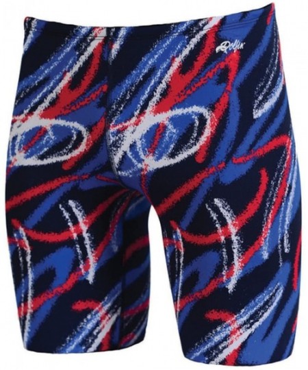 Racing Chloroban Ceres Print Jammer - Red/White/Blue - C411JVZYQMF