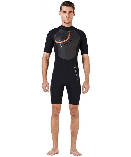 Rash Guards Men's Quick Dry Rash guard UV Sun Protection Swim Shirts Snorkeling Diving Coverall Suit - Black - CD194XMZ8U9