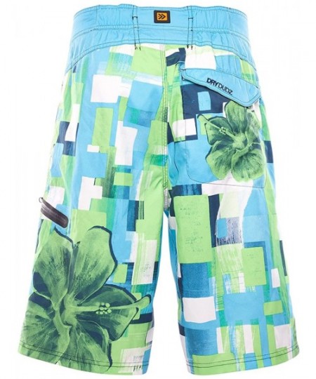 Board Shorts Men's Sunrise Beach Boardshort (Separate) - Aqua - CJ12CGPE0HH