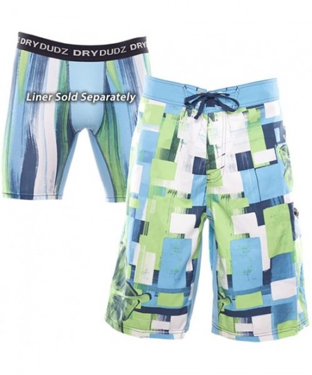 Board Shorts Men's Sunrise Beach Boardshort (Separate) - Aqua - CJ12CGPE0HH