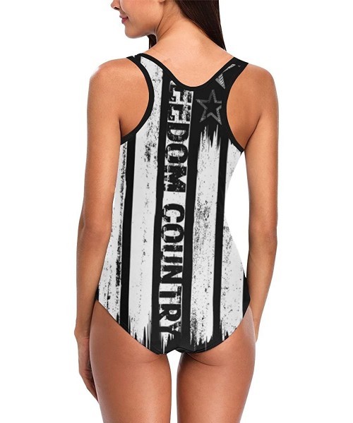 One-Pieces Unique Custom Flag One Piece Swimsuit Swimwear Bathing Suit for Women Juniors (XS-3XL) - Multi 10 - C318EDRSQ46