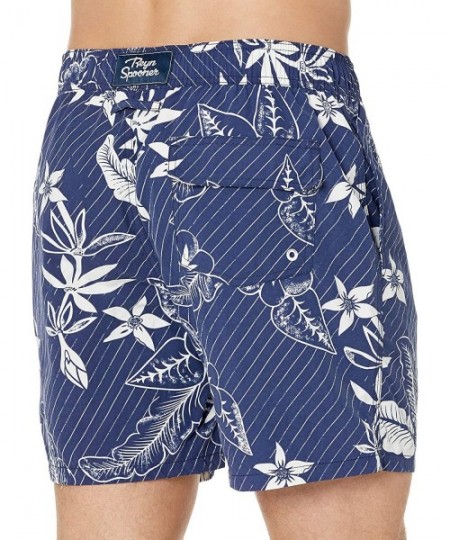 Trunks Men's Washed Waiola 6" Swim Trunks - Washed Waiola - Medieval Blue - CM18L4CEMWQ