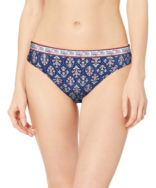 Bottoms Women's Treasure Hipster Banded Bikni Bottom Swimsuit - Nautical Hues - CO18HZ60628