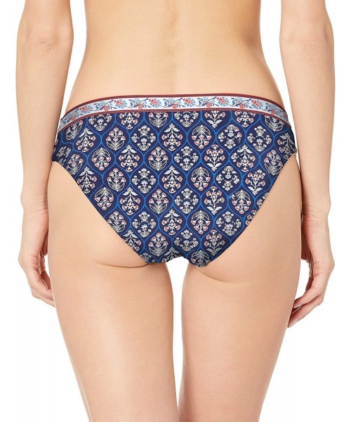 Bottoms Women's Treasure Hipster Banded Bikni Bottom Swimsuit - Nautical Hues - CO18HZ60628