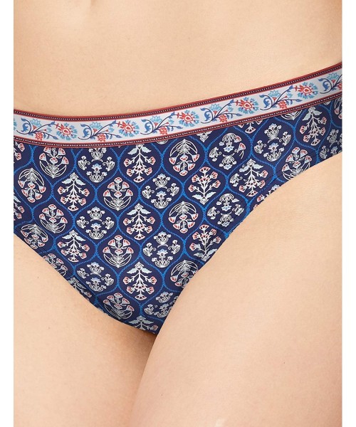 Bottoms Women's Treasure Hipster Banded Bikni Bottom Swimsuit - Nautical Hues - CO18HZ60628