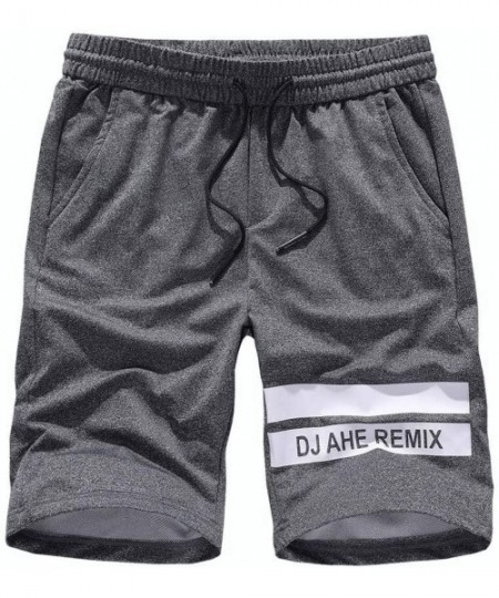 Racing Men's Sports Casual Shorts- Casual Classic Fit Drawstring Summer Beach Shorts with Elastic Summer Sport Running Pant -...