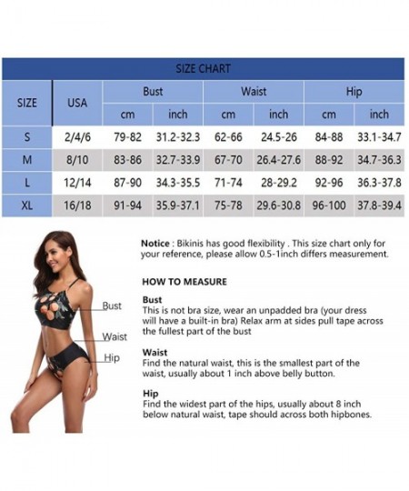 Sets Juniors Bandeau High Neck Bikini Top Cross Tie Back Two Piece Swimsuits - Black - C118WOQY8AI