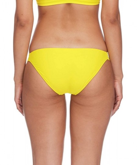 Bottoms Women's Smoothies Flirty Surf Rider Solid Bikini Bottom Swimsuit - Smoothies Citrus - CP18HW6CRXC