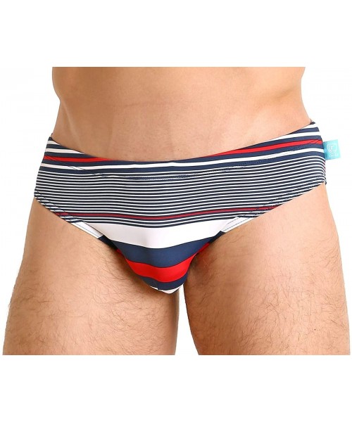 Briefs Lakeshore Low Rise Swim Brief Navy Stripe - CB196CXTXMK