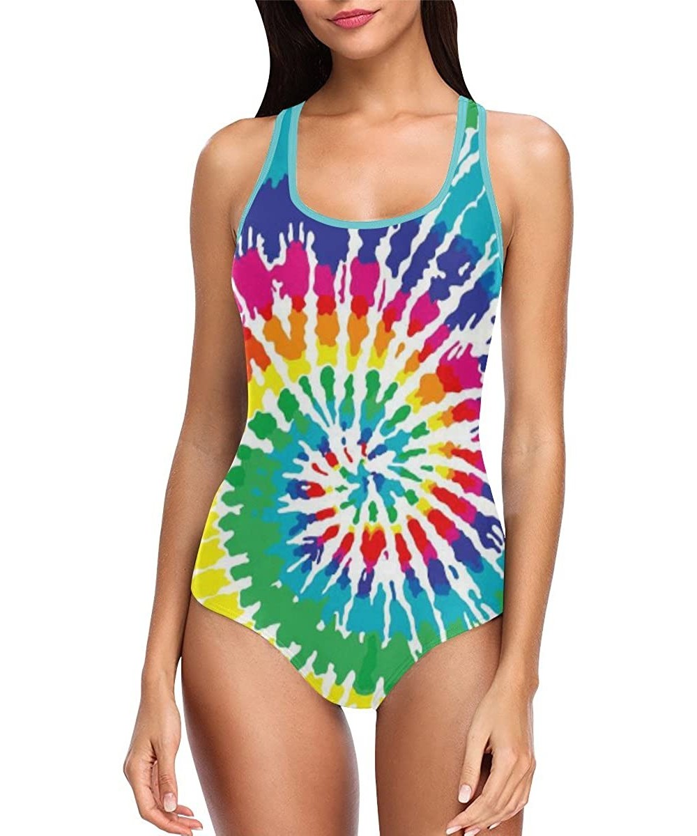 One-Pieces Tribal Boho Ethnic One Piece Swimsuit Swimwear Bathing Suit for Women Juniors (XS-3XL) - Multi 3 - C718EDRNWYD