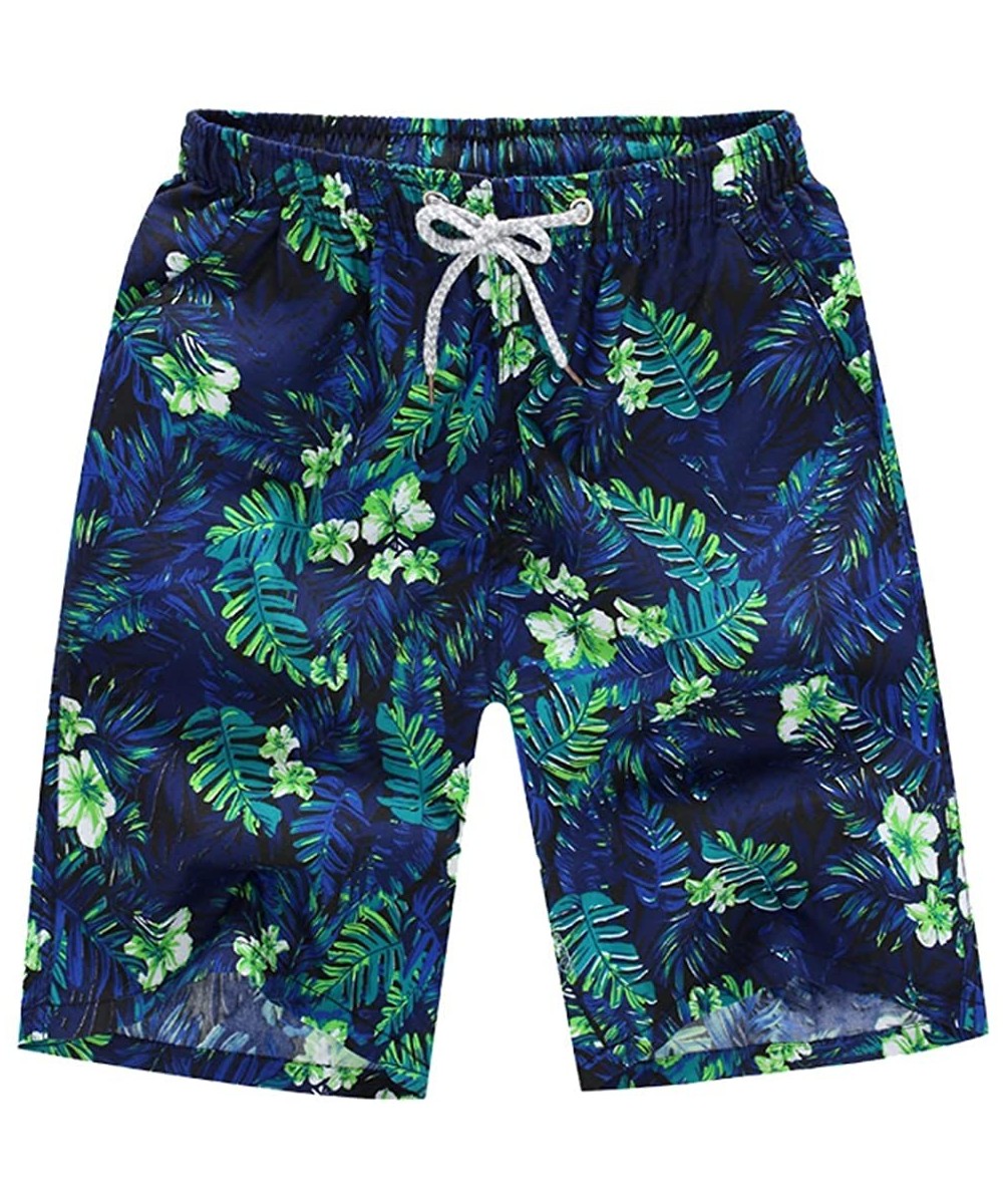 Board Shorts Mens Swim Trunks Short Summer3D Print Graphic Casual Athletic Swimming Short - Green 14 - C818S69GE9E