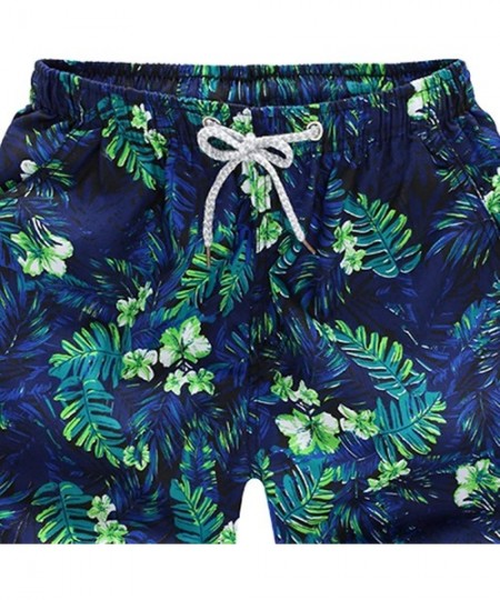 Board Shorts Mens Swim Trunks Short Summer3D Print Graphic Casual Athletic Swimming Short - Green 14 - C818S69GE9E