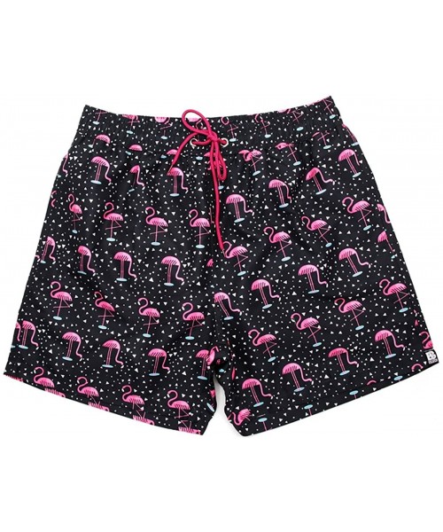 Trunks Men's Quick Dry Swim Trunks Mesh Liner Bathing Suit Beach Short with Pockets - Animals - CC18QGU7KQ6