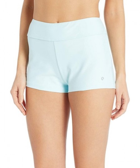 Bottoms Women's Jump-Start Swim Short - Good Karma Light Blue - C918INH966L