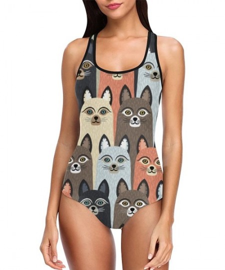 One-Pieces Cartoon Animal Pattern One Piece Swimsuit Swimwear Bathing Suit for Women Juniors (XS-3XL) - Multi 11 - CQ18EOYMRWO