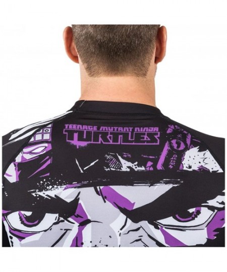 Rash Guards Fuision Fight Gear Teenage Mutant Ninja Turtles Shredder Compression Shirt BJJ Rash Guard- Adult - CG17YK0I3D0