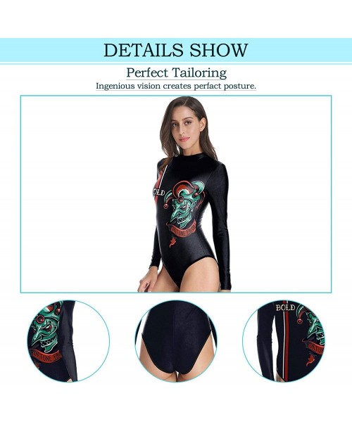 One-Pieces Color of Frankenstein-Women One Piece Swimsuit Swimwear for Surfing S - Multi 31 - CZ1992RCQ83