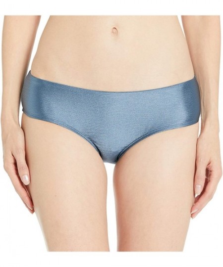 Tankinis Women's Cinch Back Cheeky Swim Bottom - Pewter - CQ18ZQ05DSN