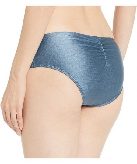 Tankinis Women's Cinch Back Cheeky Swim Bottom - Pewter - CQ18ZQ05DSN