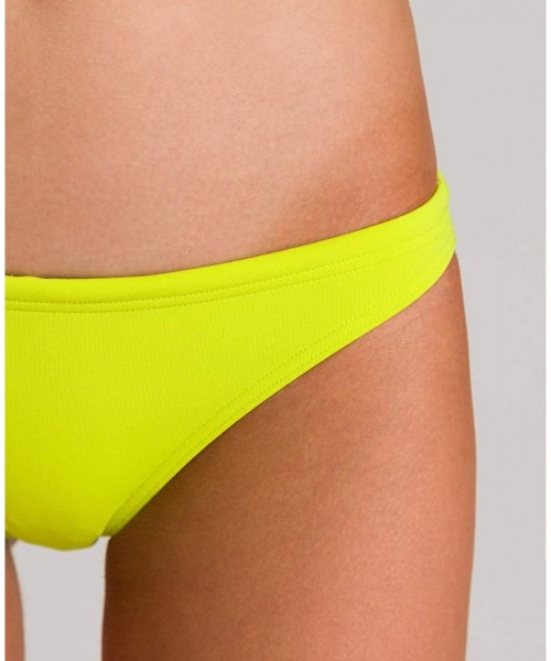 Tankinis Women's Rulebreaker Real Bikini Bottom - Soft Green-yellow Star - C918CKLKMRU