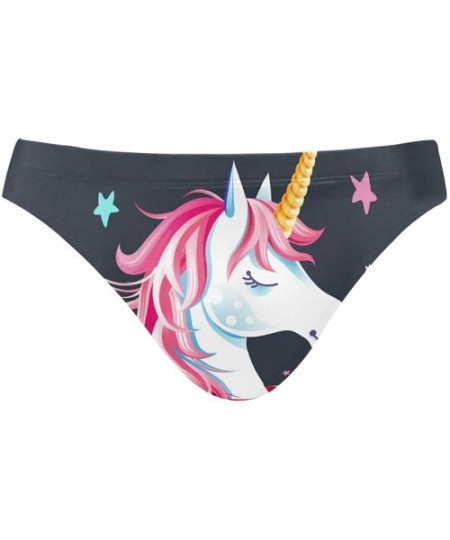 Racing Men's Swim Briefs Cute Unicorn Surf Shorts Swimwear Bikini 2030863 - CD18WLRWNTQ