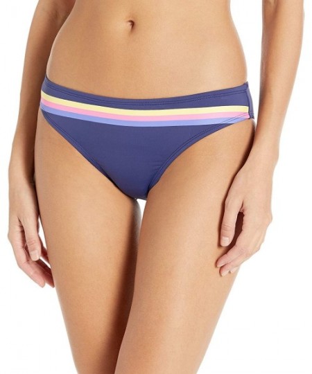 Bottoms Women's Hipster Bikini Swimsuit Bottom - Navy//Heritage Stripe - CG18Y5D2ZC3