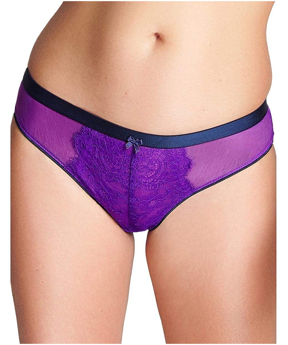 Bottoms Piper Matching Brazilian Brief (10032)- Violet - Violet - CR18OE3R6GY