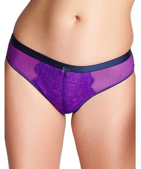 Bottoms Piper Matching Brazilian Brief (10032)- Violet - Violet - CR18OE3R6GY