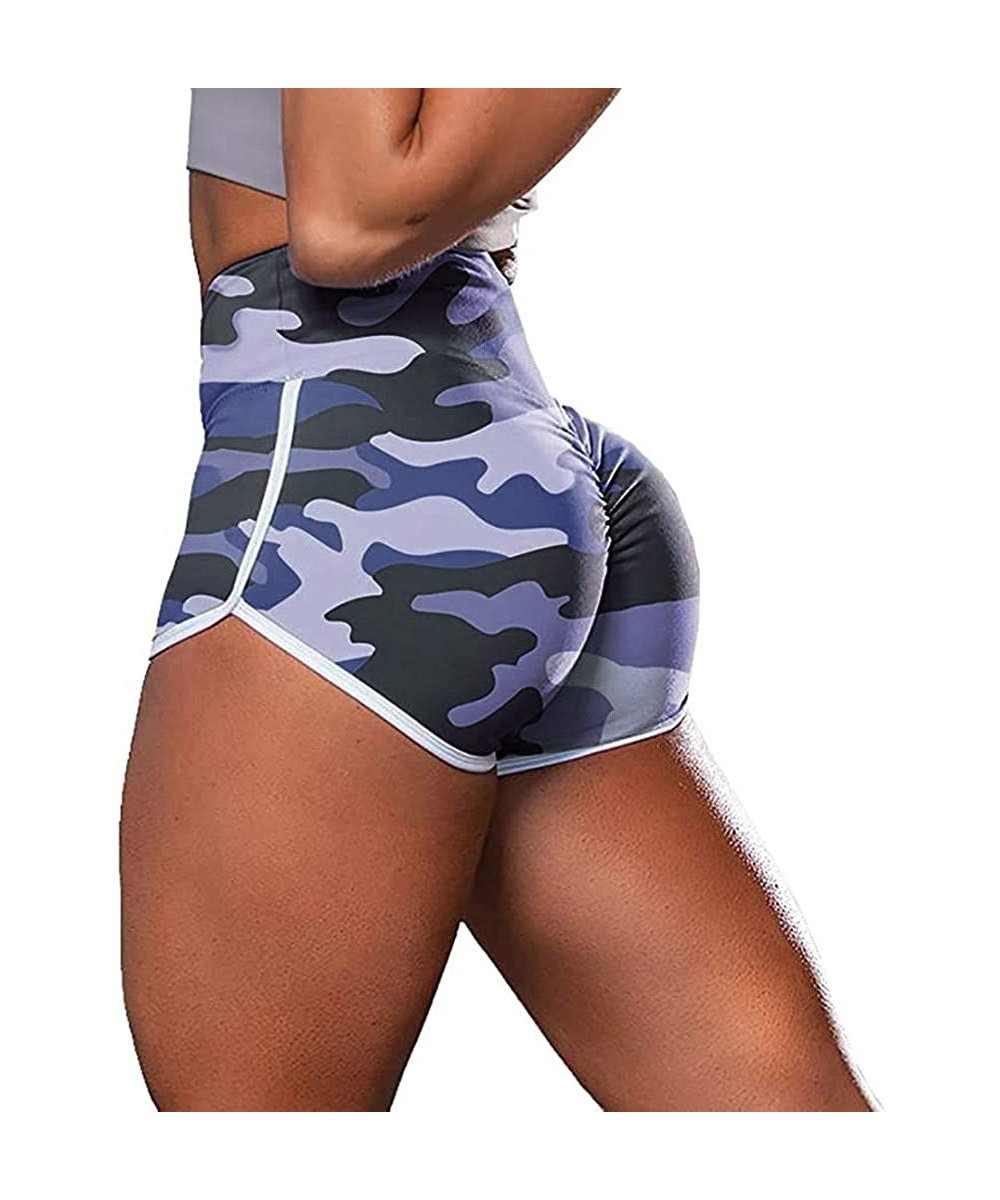 Cover-Ups Yoga Shorts for Women High Waist-High Waisted Camo Yoga Shorts Sports Gym Ruched Butt Lifting Workout Running Hot L...