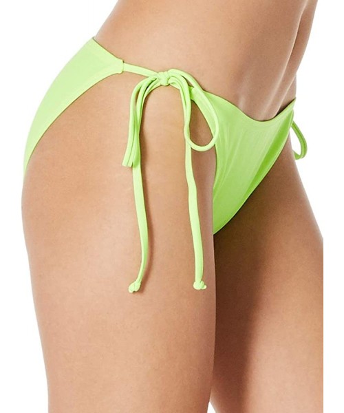 Tankinis Women's Tie Side Bikini Bottom - Neon Green - CD18XCWMZ97