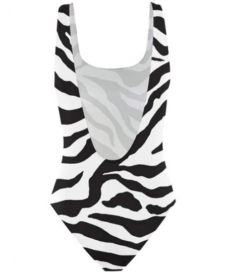 One-Pieces Womens Swimsuits Colorful Leopard South Carolina One Piece Tankini Girls Monokini - Zebra Stripe - CT18R3MLHZ4