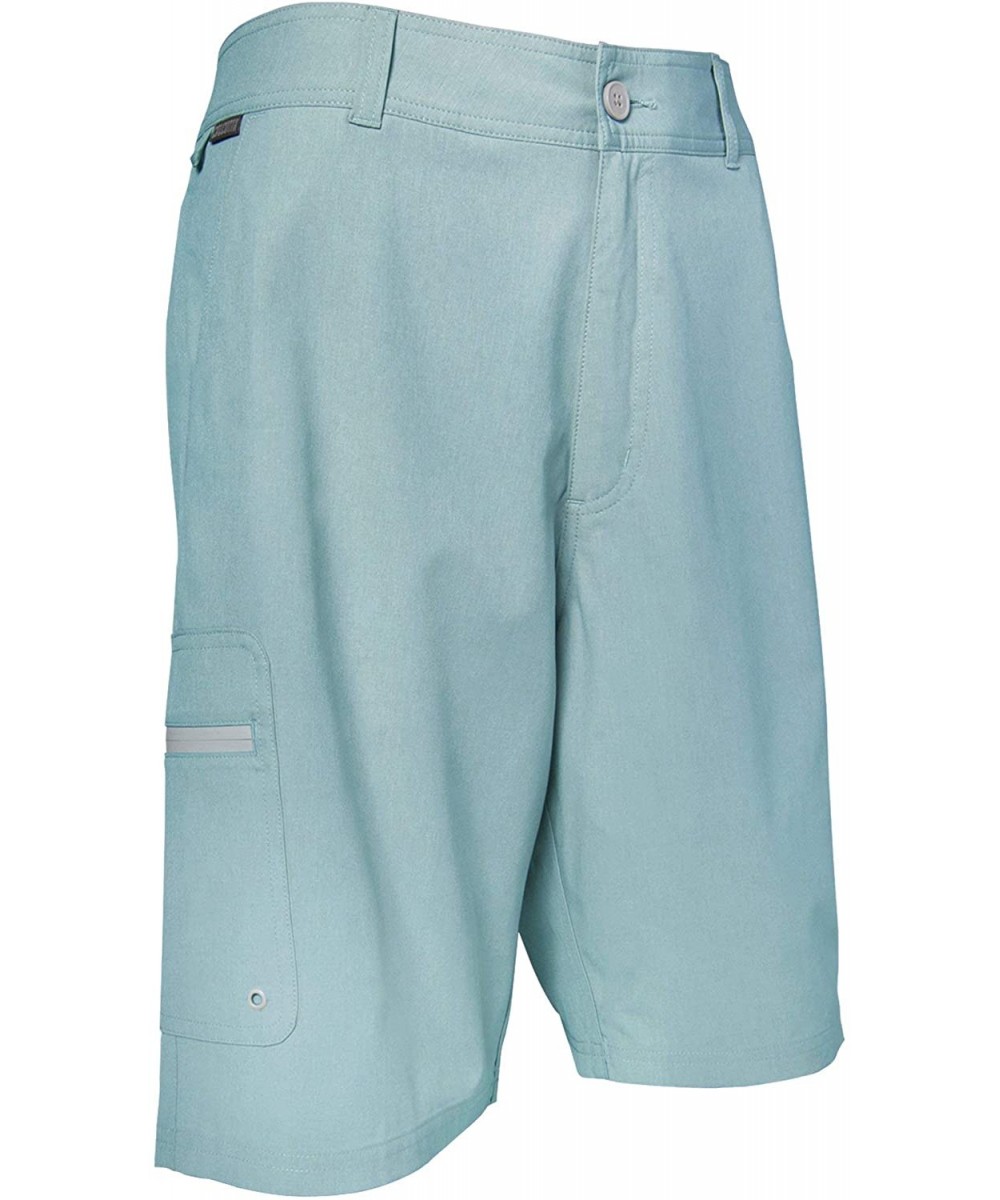 Board Shorts Men's Cargo Shorts - Heathered Teal - CS193XMU7E2