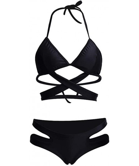 One-Pieces Swimwear for Womens Summer Beach Sexy High Cut One Piece Funny Bathing Suit Monokini Beachwear Tankini Bikini Blac...