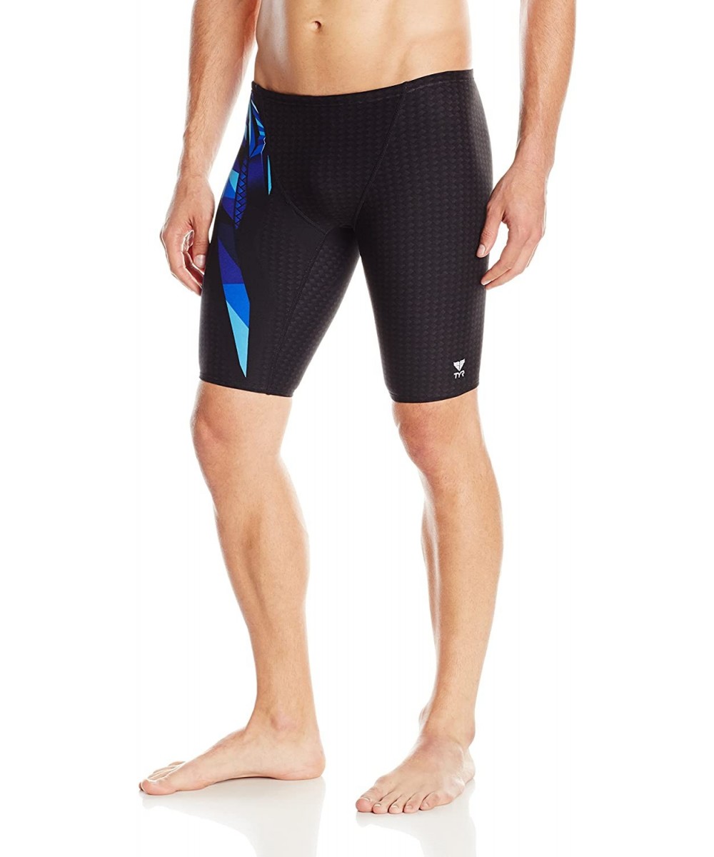 Racing Sport Men's Bravos All Over Jammer Swimsuit - Blue - CO1258VA10P