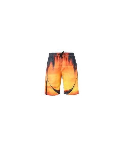 Board Shorts Men's Plus Size Creative Printed Shorts European Quick-Drying Beach Pants - Suit 24 - CX19DO0ZDQY