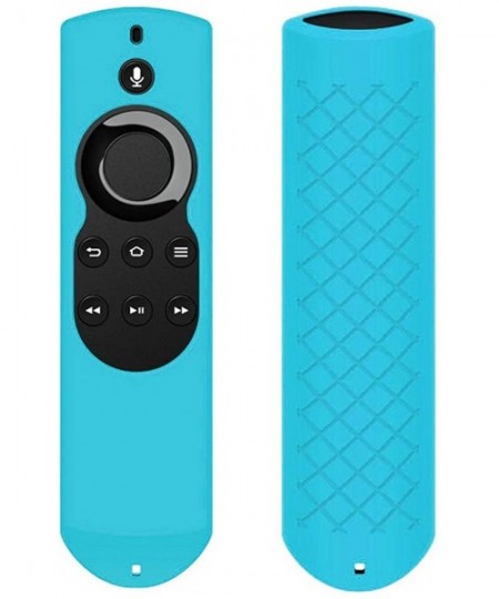 Tankinis Anti Slip Silicone Protective Case Cover Fire TV Voice Remote 5.9Inch Fire TV Stick Remote - Blue - CH18Z0EDAKN