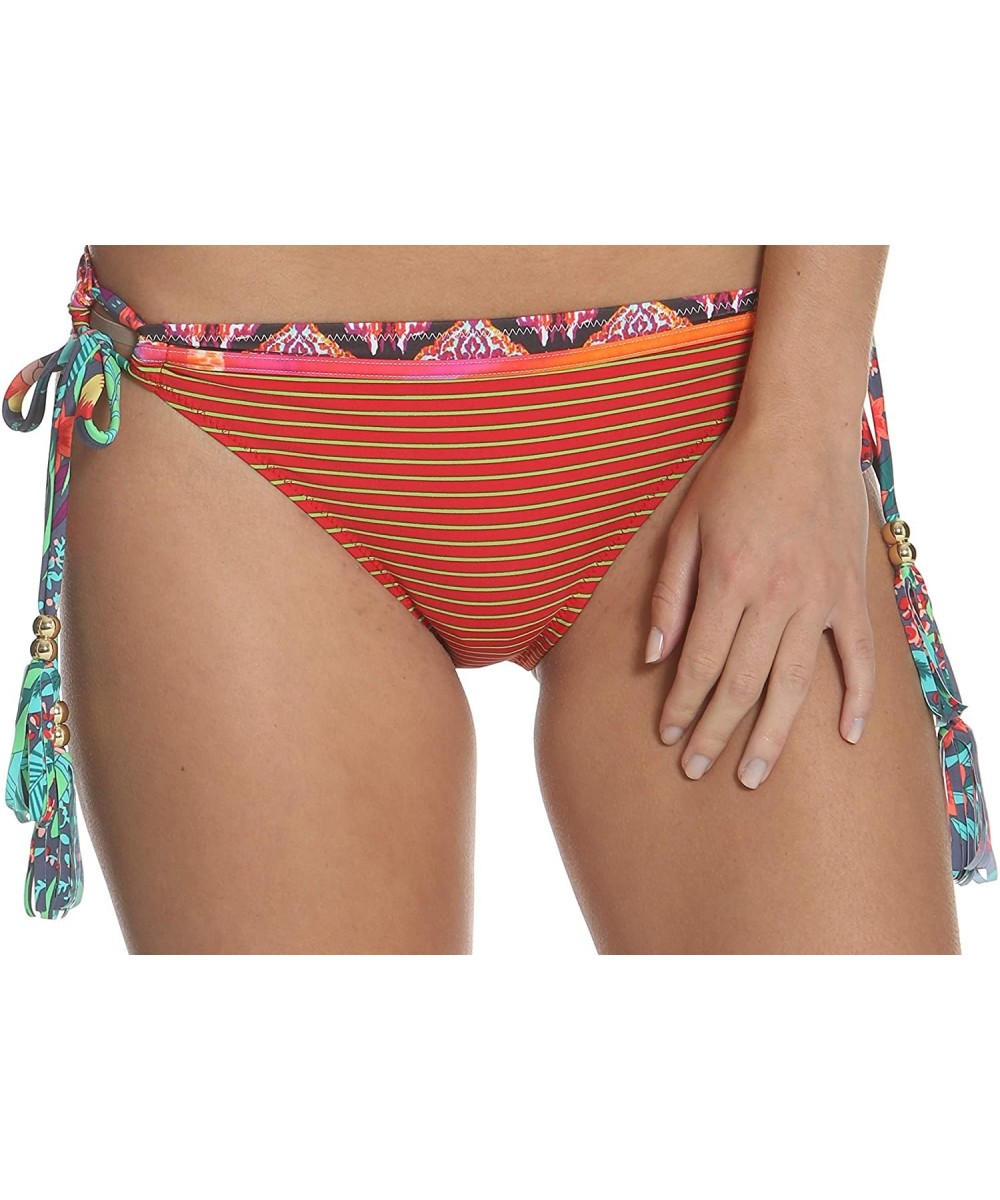 Bottoms Kokua Side Tie Bikini Bottom - Rouge - CP18SN9RQUD