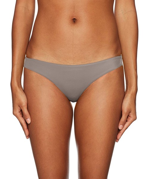 Sets Women's Solid Cheeky Bikini Bottoms - Truffle - CN18I07TXMC