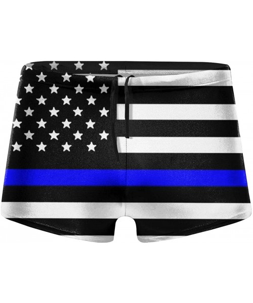 Briefs Men Boxer Swimwear-American Flag Square Leg Training Swimsuit Bikini Board ShortsUnderpants - American Flag3 - CN196EK...